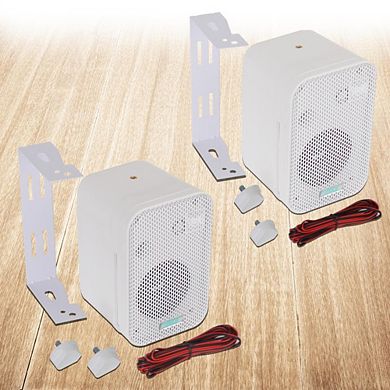Pyle 3.5" 2-Way Indoor/Outdoor Waterproof Wall Mount Speaker System