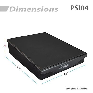 Pyle Sound Isolation Dampening Speaker Riser