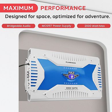 Pyle 6 Channel Marine Amplifier Receiver -