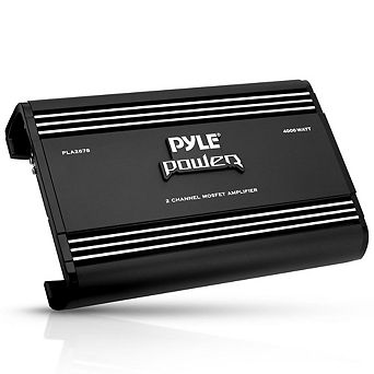 Pyle 2-Channel Bridgeable MOSFET Amplifier - 4000W Max - Advanced Protection Circuitry - Black - 1 ct