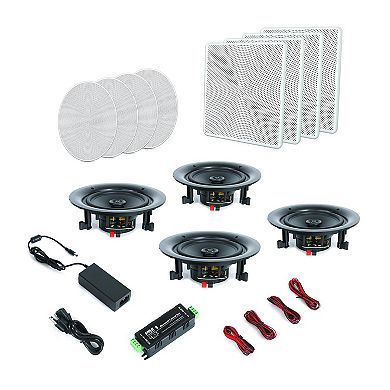Pyle 5.25” 4 Bluetooth Flush Mount In-wall