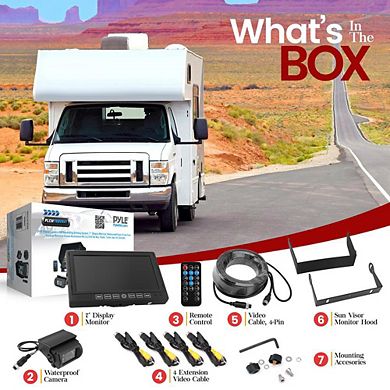 Pyle 7" DVR Camera & Monitor System with Night Vision - PLCMTRDVR41