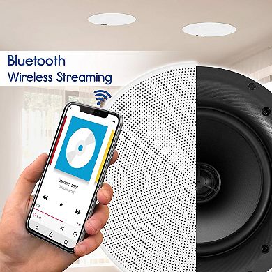 Pyle Pair 6.5” Bluetooth Universal Flush Mount