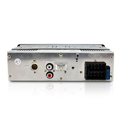 Pyle Single DIN Vehicle Receiver Headunit - AM/FM-MPX In-Dash Detachable Face Radio