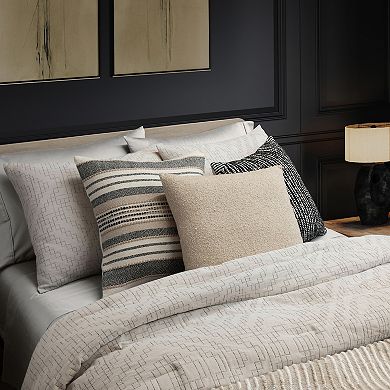 Indigo Road by Egypt Sherrod Azzo Multi-Weave Stripe Cotton Decorative Pillow