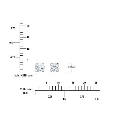 Always Mine 10k Gold 1/4 Carat T.W. Diamond Stud Earrings