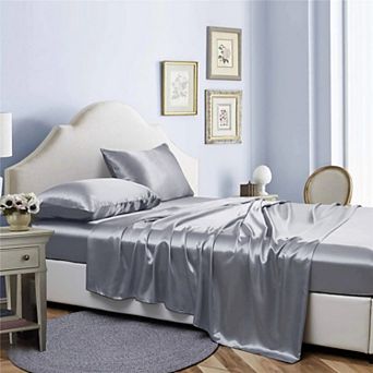 Bibb Home Silky Satin 4 pc sheet set