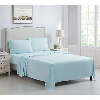 Bibb Home 4 pc Brushed Microfiber Sheet Set
