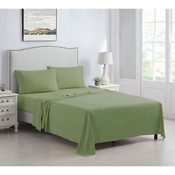 Bibb Home 4 pc Brushed Microfiber Sheet Set