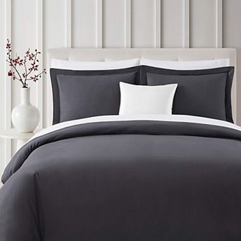 Bibb Home 3 pc Flannel Duvet Cover Set
