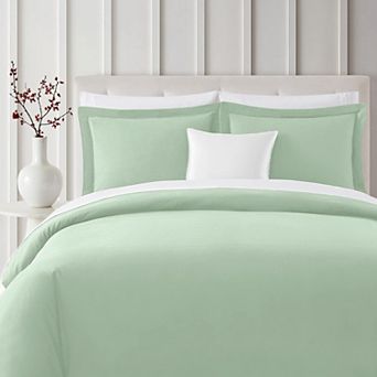 Bibb Home 3 pc Flannel Duvet Cover Set