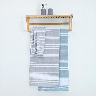 Martex Restore Batten Stripe Linen Towel