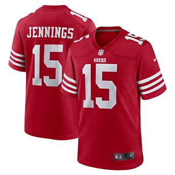 Men's Nike Jauan Jennings Scarlet San Francisco 49ers Game Jersey
