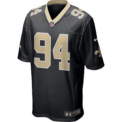 Men's Nike Cameron Jordan Black New Orleans Saints Game Jersey