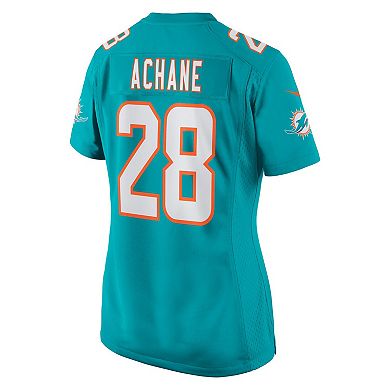 Women's Nike Devon Achane Aqua Miami Dolphins Player Game Jersey
