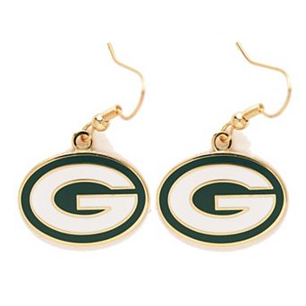 Green Bay Packers Logo Wire Earrings
