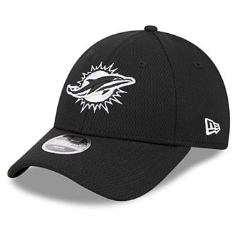 Youth New Era Black Miami Dolphins Main B-Dub 9FORTY Adjustable Hat