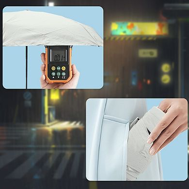 1 Set Mini Umbrella with Storage Box, Compact Umbrella, Lightweight Windproof Folding Umbrella
