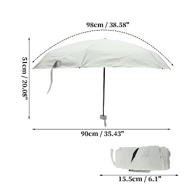 1 Set Mini Umbrella with Storage Box, Compact Umbrella, Lightweight Windproof Folding Umbrella