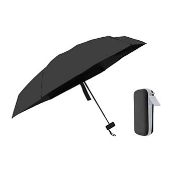1 Set Mini Umbrella with Storage Box, Compact Umbrella, Lightweight Windproof Folding Umbrella