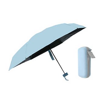 1 Set Mini Umbrella with Storage Box, Compact Umbrella, Lightweight Windproof Folding Umbrella