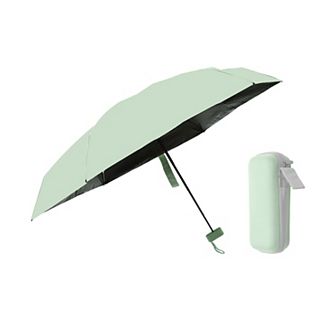 1 Set Mini Umbrella with Storage Box, Compact Umbrella, Lightweight Windproof Folding Umbrella