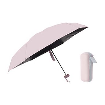 1 Set Mini Umbrella with Storage Box, Compact Umbrella, Lightweight Windproof Folding Umbrella