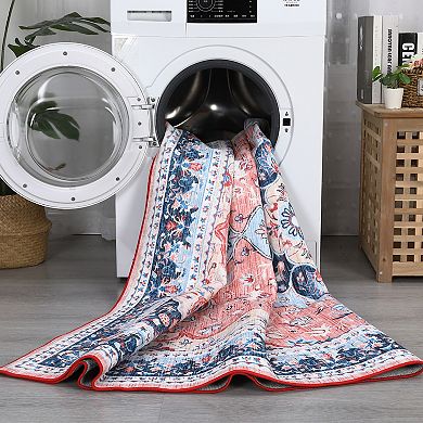 Washable Ultra-Thin Vintage Area Rug