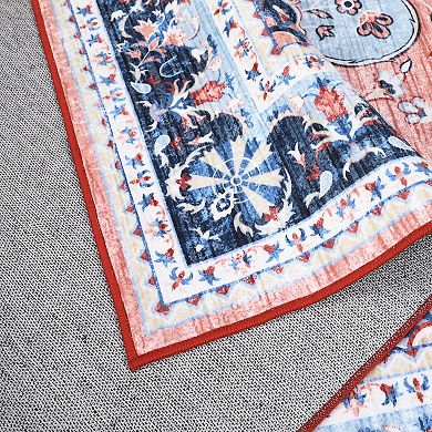 Washable Ultra-Thin Vintage Area Rug