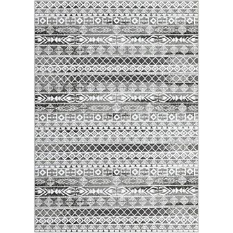 Moroccan Geometric Area Rug 4x6