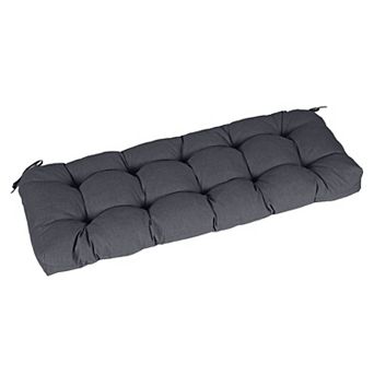 Aoodor 46 in Bench Chair Cushion, Tufted Loveseat Cushion with Ties