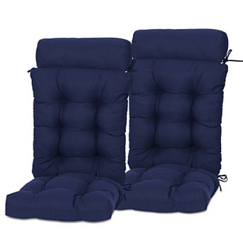 Aoodor Tufted Rocking Chair Cushion with Waterproof & Fade-Resistant, Set of 2