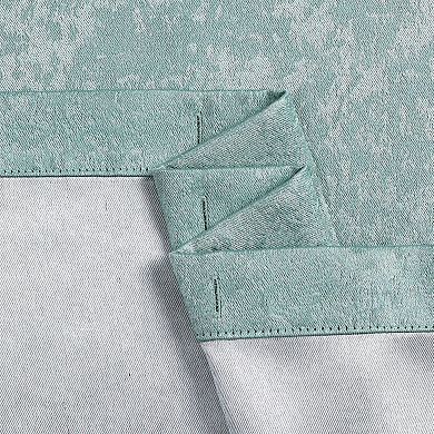 Kate Aurora Serena Elegant Jacquard Woven Fabric Shower Curtain