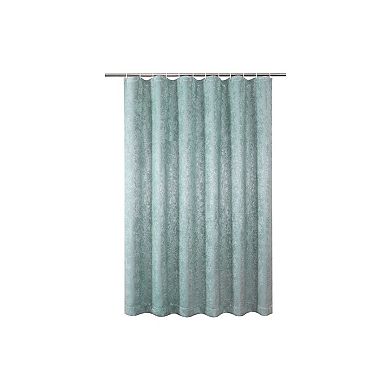 Kate Aurora Serena Elegant Jacquard Woven Fabric Shower Curtain