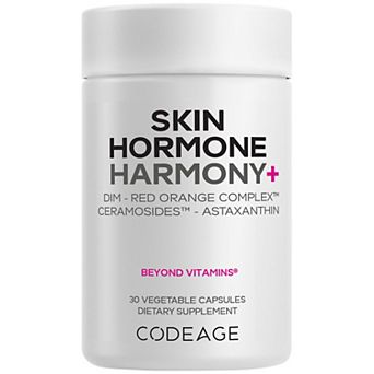 Codeage Skin Hormone Harmony+, Ceramosides Astaxanthin Vitamin C, 30 ct