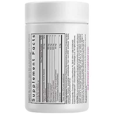 Codeage Skin Hormone Harmony+, Ceramosides Astaxanthin Vitamin C, 30 ct