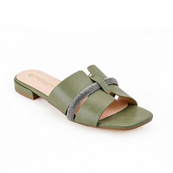 Henry Ferrera Paris Women's Comfort Sandals Flat Design