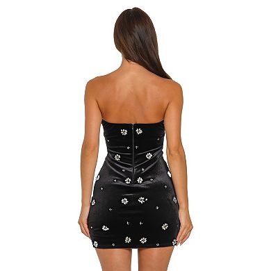 Juniors' B. Smart Strapless Bodycon Dress