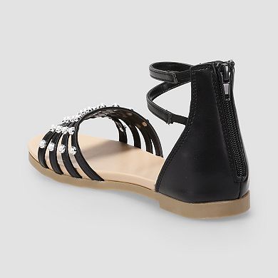 Sonoma Goods For Life® Fantasy Little & Big Kid Girls Simulated Pearl Strappy Sandals