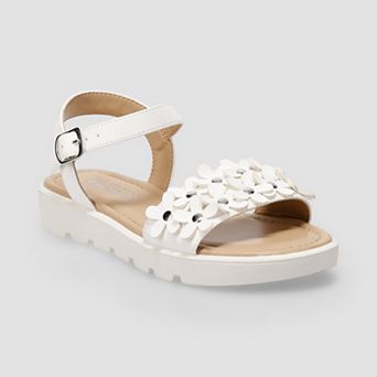 Sonoma Goods For Life® Willows 3D Flower Little Kid Girls Slip-On Sandals