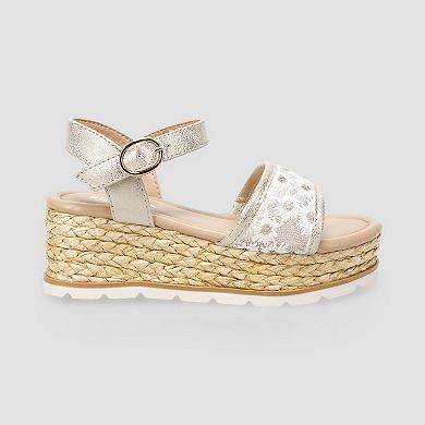 Sonoma Goods For Life® Mykell Girls Espadrille Wedge Sandals