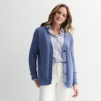 Women's Sonoma Goods For Life® Open Stitch Sweater Cardigan