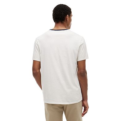 Men's Tommy Hilfiger Regular Fit Short Sleeve Tee Shirt with Patch Embroidery
