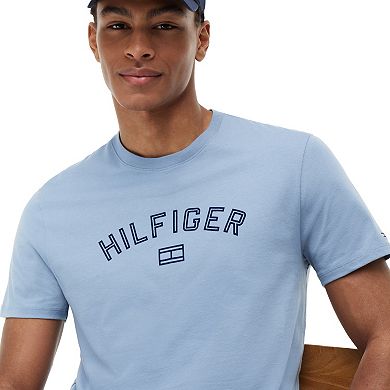 Men's Tommy Hilfiger Regular Fit Short Sleeve Flock Embroidery T-Shirt