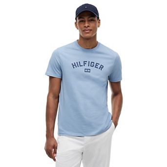Men's Tommy Hilfiger Regular Fit Short Sleeve Flock Embroidery T-Shirt