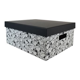 Peanuts Snoopy Small Lidded Paper Storage Box