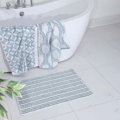 Martex Contrast Stripe Bath Rug