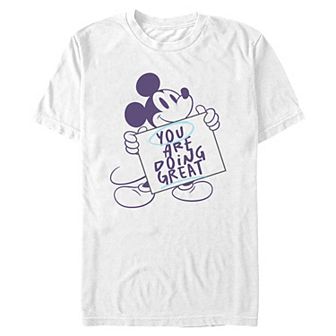 Men's Disney's Mickey Mouse You Are Doing Great Graphic Tee