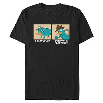 Men's Perry The Platypus Secret Identity Graphic Tee