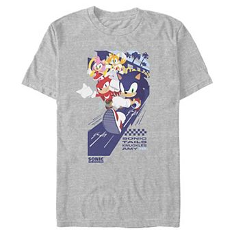 Men's Sonic The Hedgehog And Friends Racing Graphic Tee